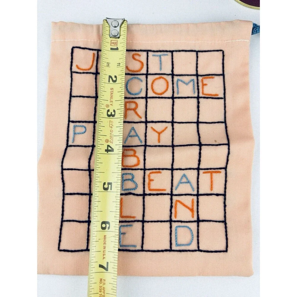 Vintage 60's Scrabble Crossword‎ Cubes Board Game Pieces Replacement Parts